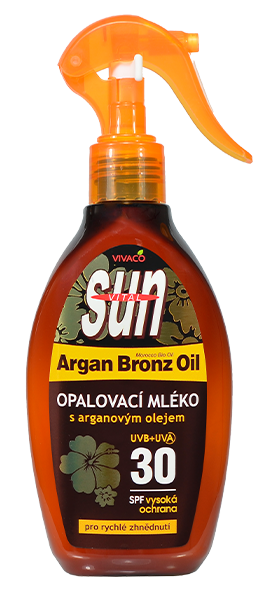 Opaľovacia kozmetika s arganovým olejom